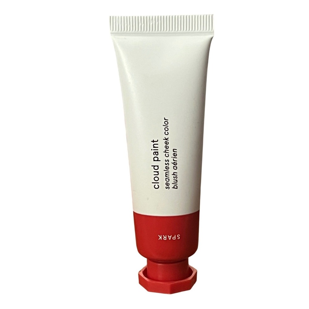 Glossier Cloud Paint Blush Women 10ml Spark Bright Poppy Red Liquid Gel Cream